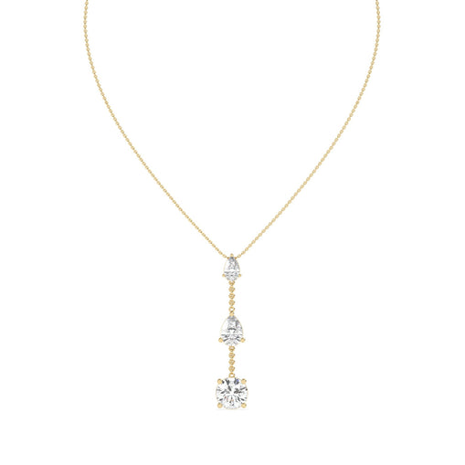 3 Diamond Drop Necklace