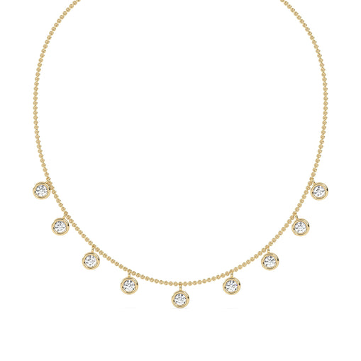Infinite Allure Round Bezel Necklace
