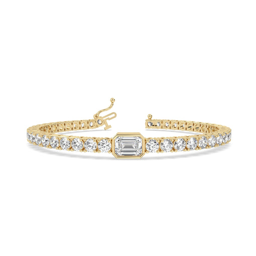 Emerald & Round Tennis Bracelet for women