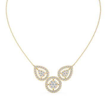 Pear Curl Necklace