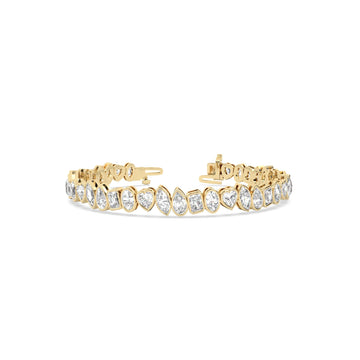 Classic Multishaped Tennis Bracelet
