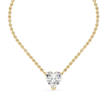 2 Ct Heart Pendant Necklace