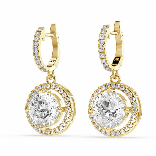 Nadir Round Drop Earring for women for gifting