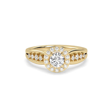 Regal Halo Ring in women jewellery gift