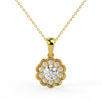 Eternal Bloom Pendant Yellow Gold