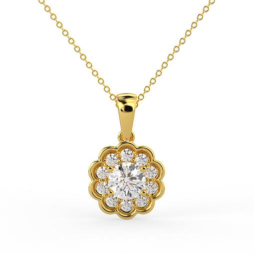 Eternal Bloom Pendant Yellow Gold