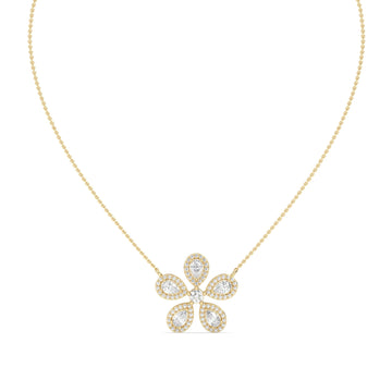 Floral Diamond Necklace