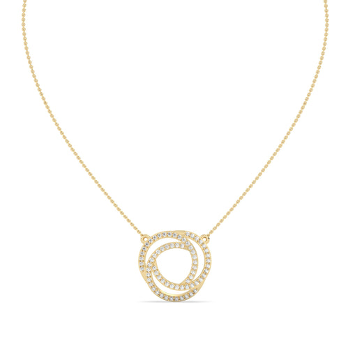 Spiral Diamond Necklace