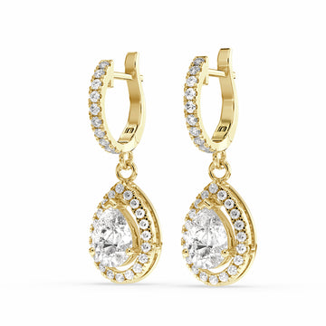 womens Buraq Pear Drop Earring