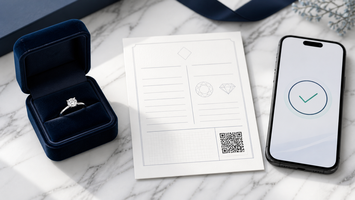 Guide to IGI, SGL, GIA and lab-grown diamond certification for Stella Fine Jewellery customers.