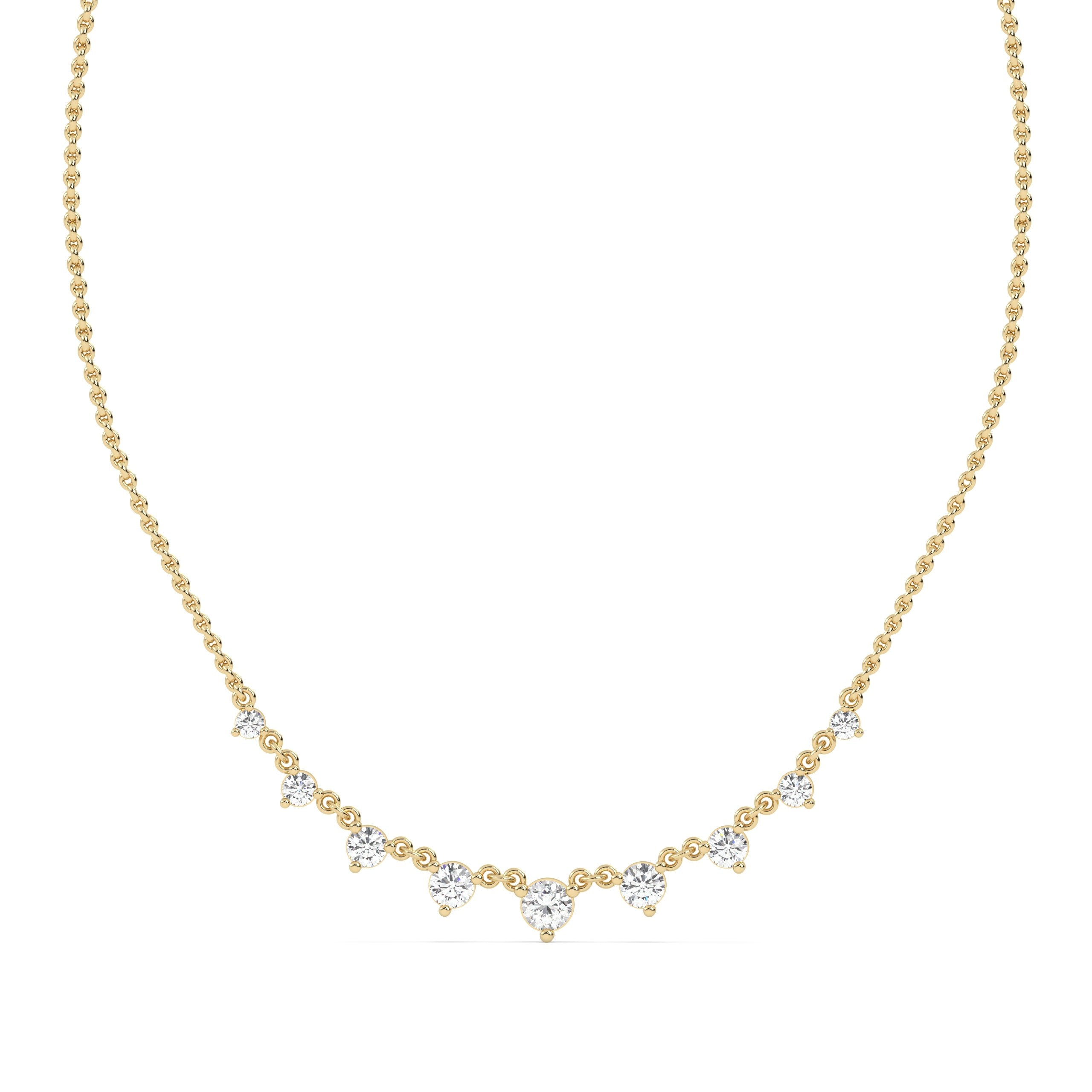 Lab Grown Diamond Necklace – Alamod
