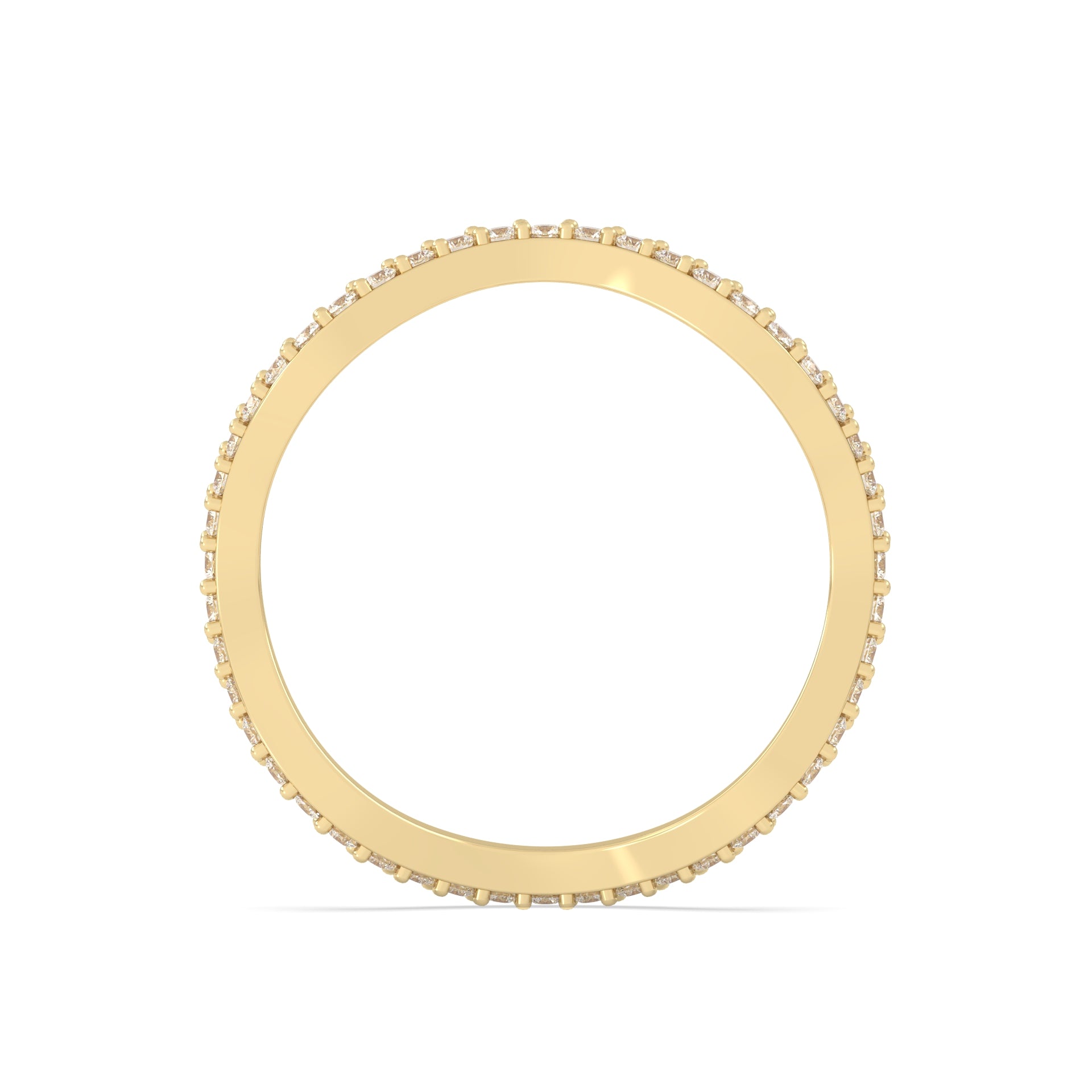 Gold twisted diamond ring
