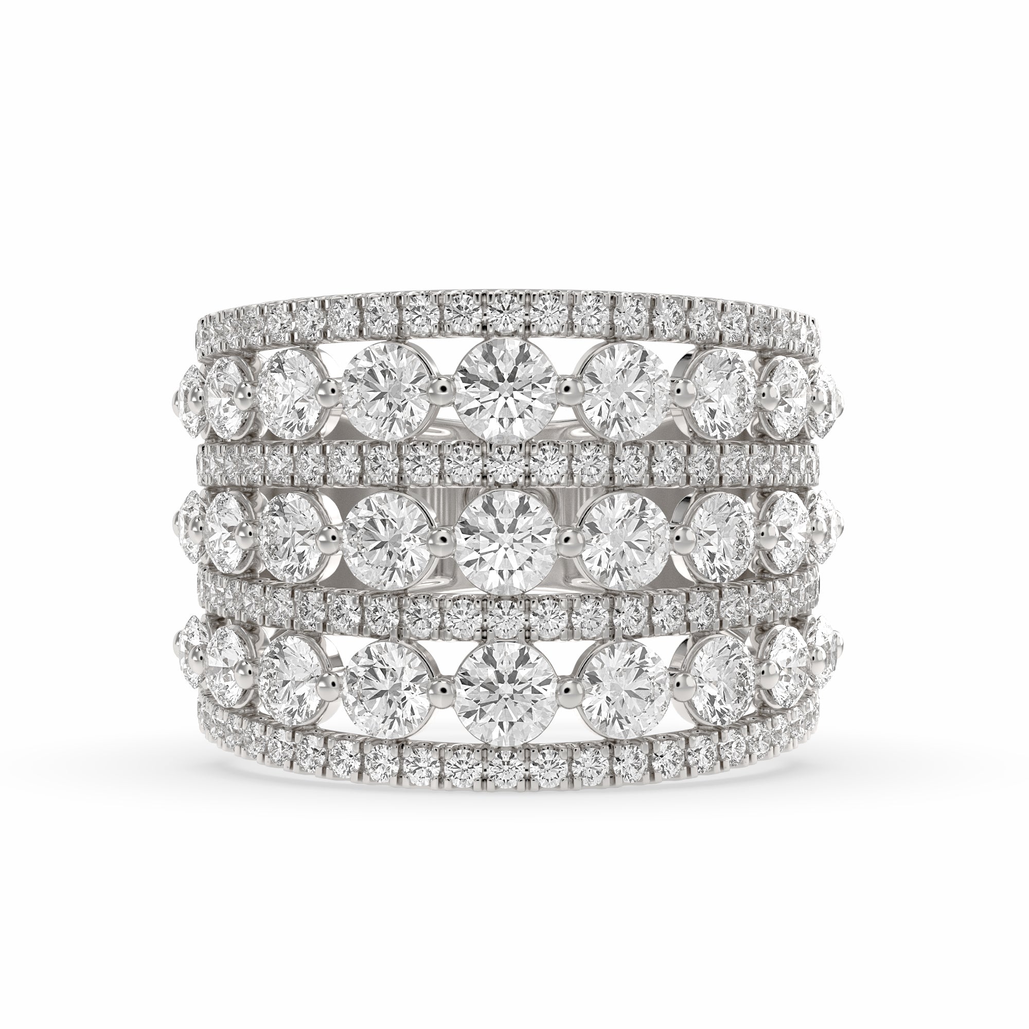 Round Cocktail Lab Grown Diamond Ring – Akasa