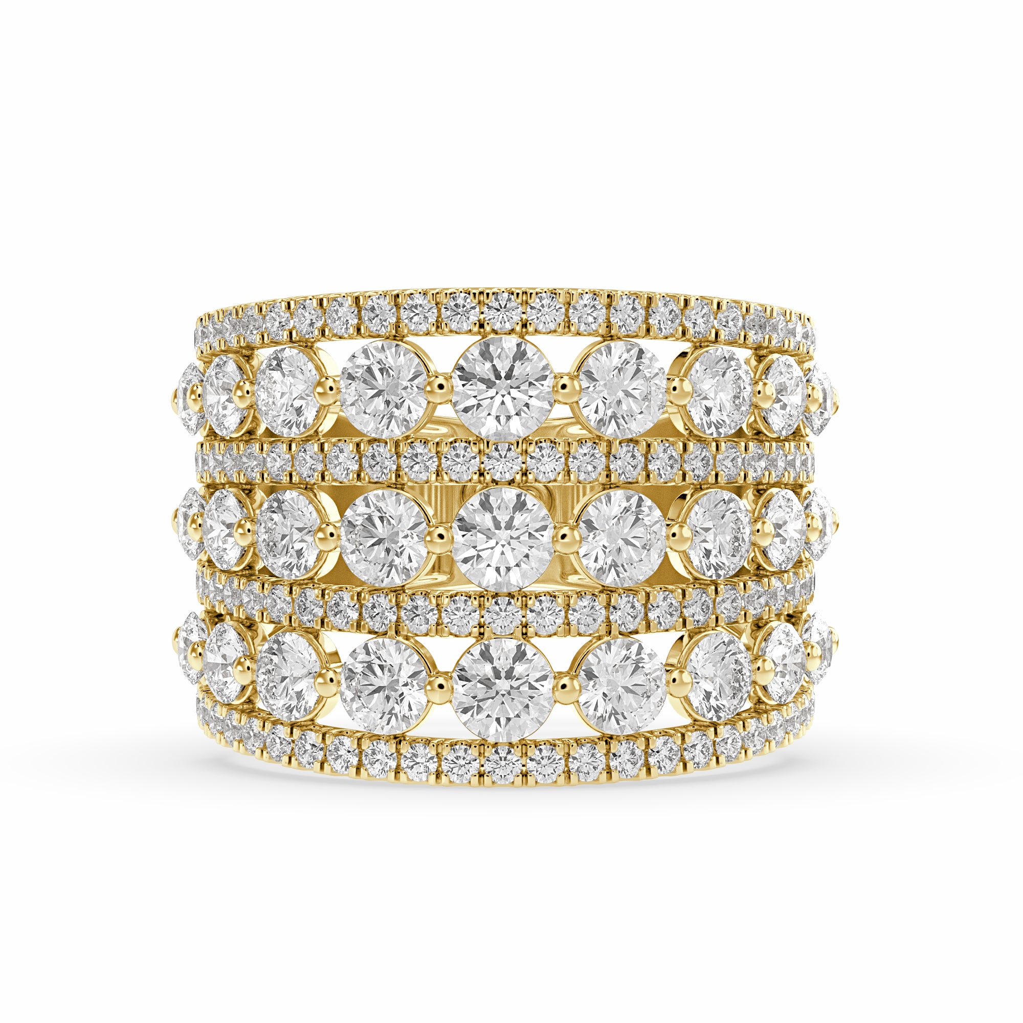 Round Cocktail Lab Grown Diamond Ring – Akasa