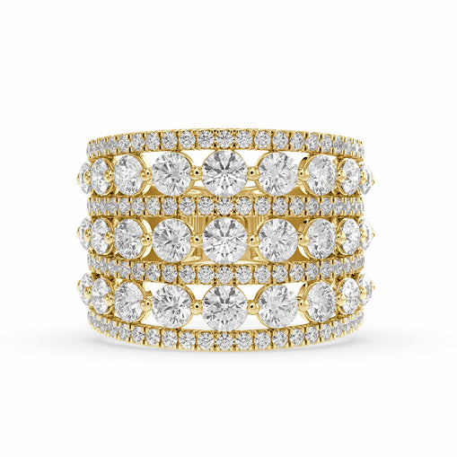 Round Cocktail Lab Grown Diamond Ring – Akasa
