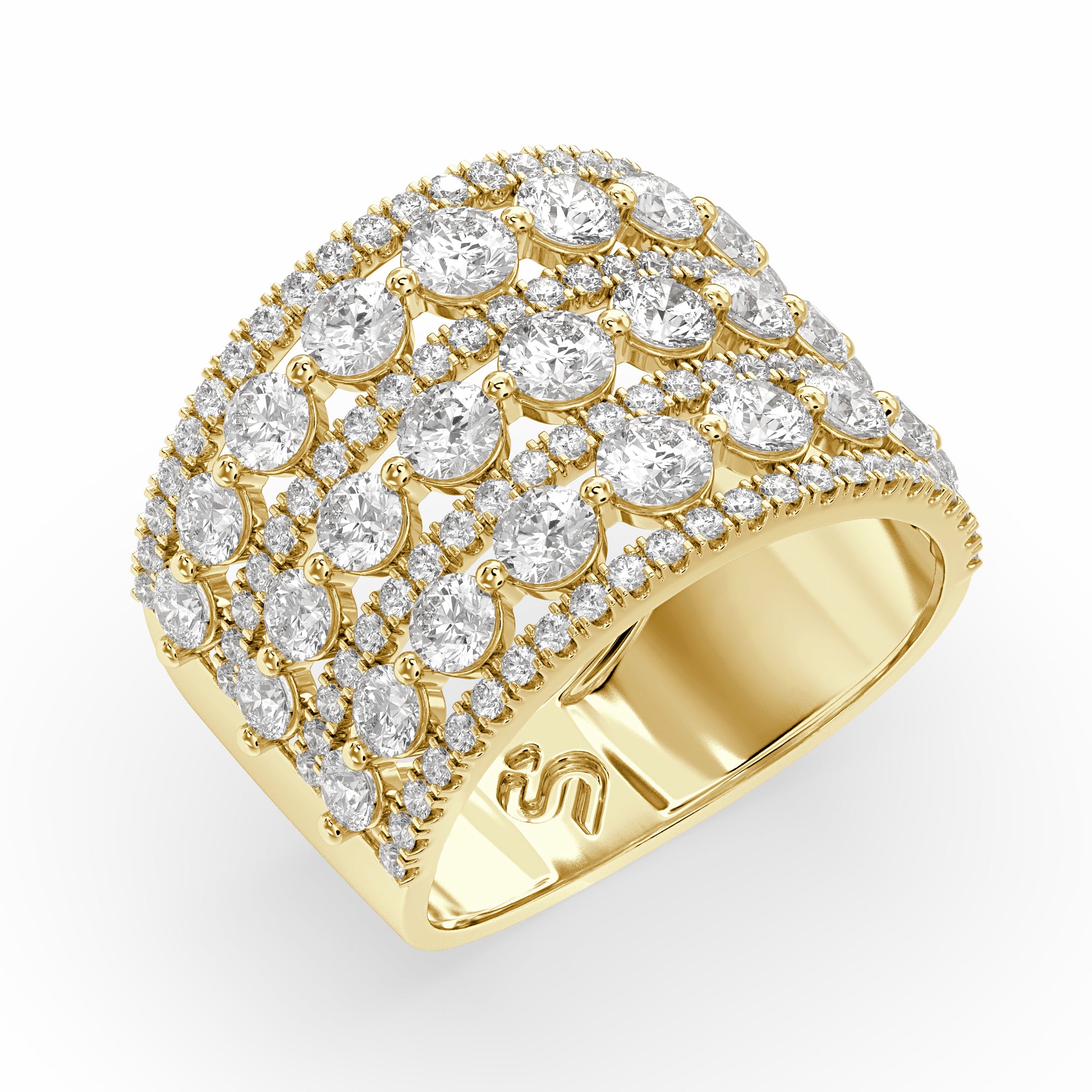 Round Cocktail Lab Grown Diamond Ring – Akasa