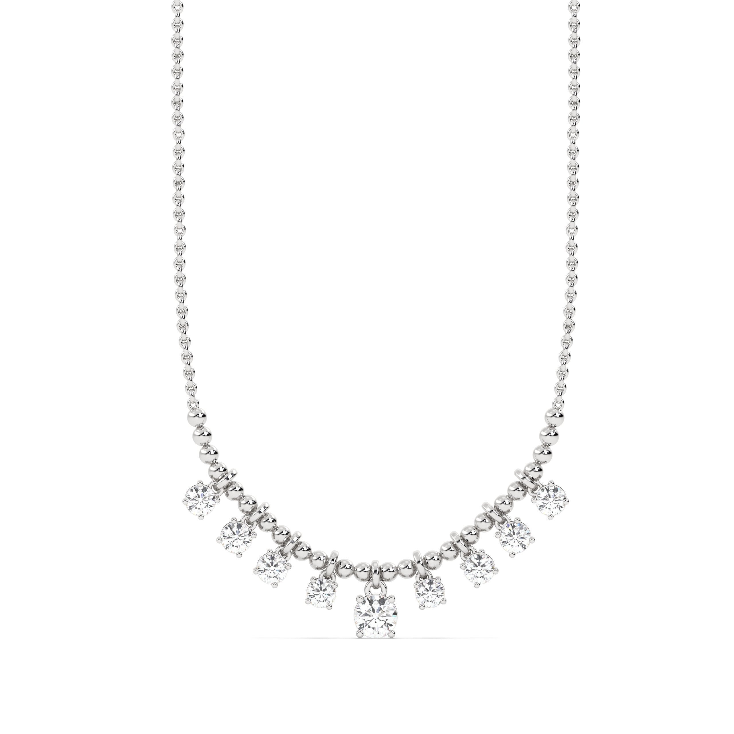 Lab Grown Diamond Necklace – Raindrop