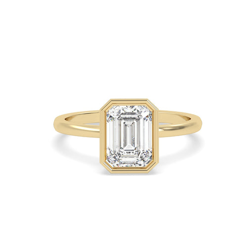 2 Ct Emerald Solitaire Lab Grown Diamond Ring – Nyra
