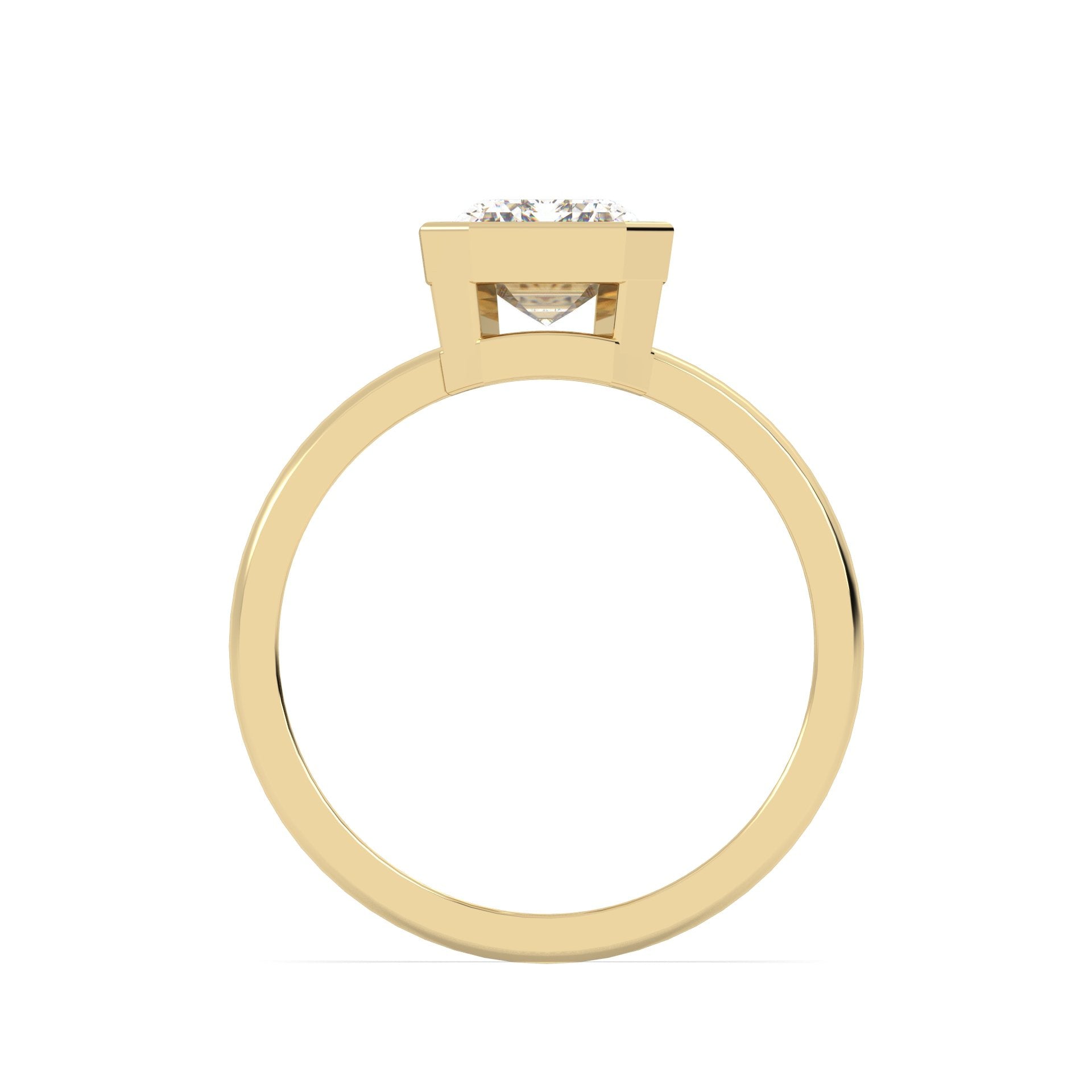 2 Ct Emerald Solitaire Lab Grown Diamond Ring – Nyra