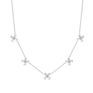 Lab Grown Diamond Necklace – Mini Fleur