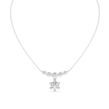 Round Lab Grown Diamond Necklace