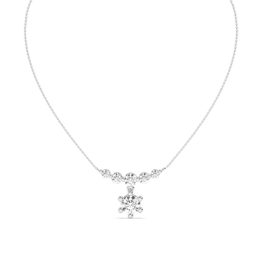 Round Lab Grown Diamond Necklace