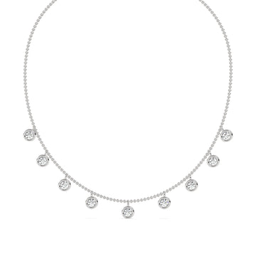 Bezel Lab Grown Diamond Necklace – Infinite Allure