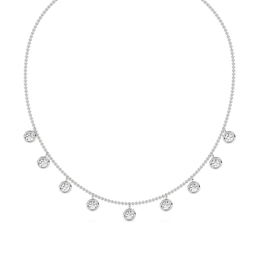 Bezel Lab Grown Diamond Necklace – Infinite Allure