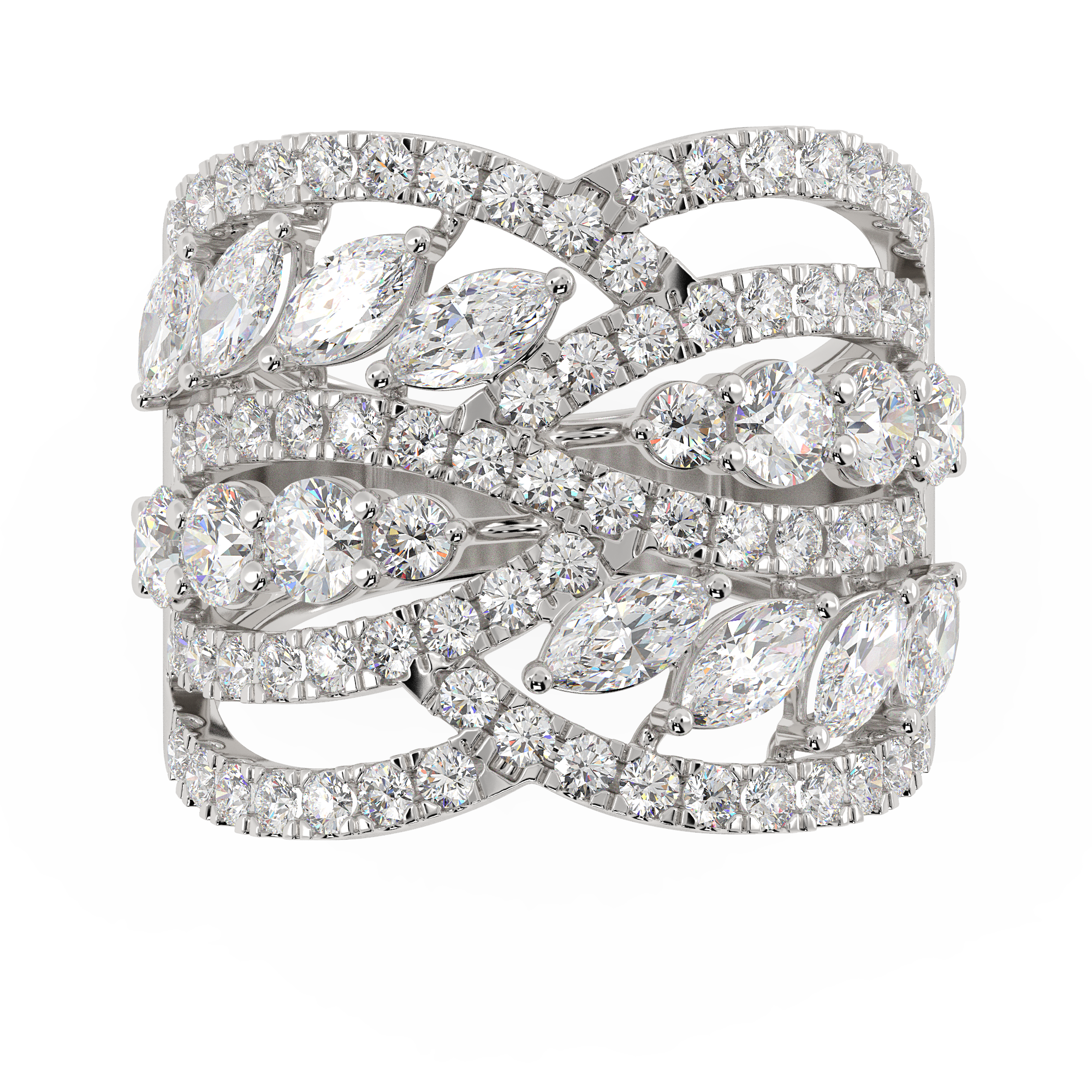 Anka Marquise Cocktail Band in statement rings for her