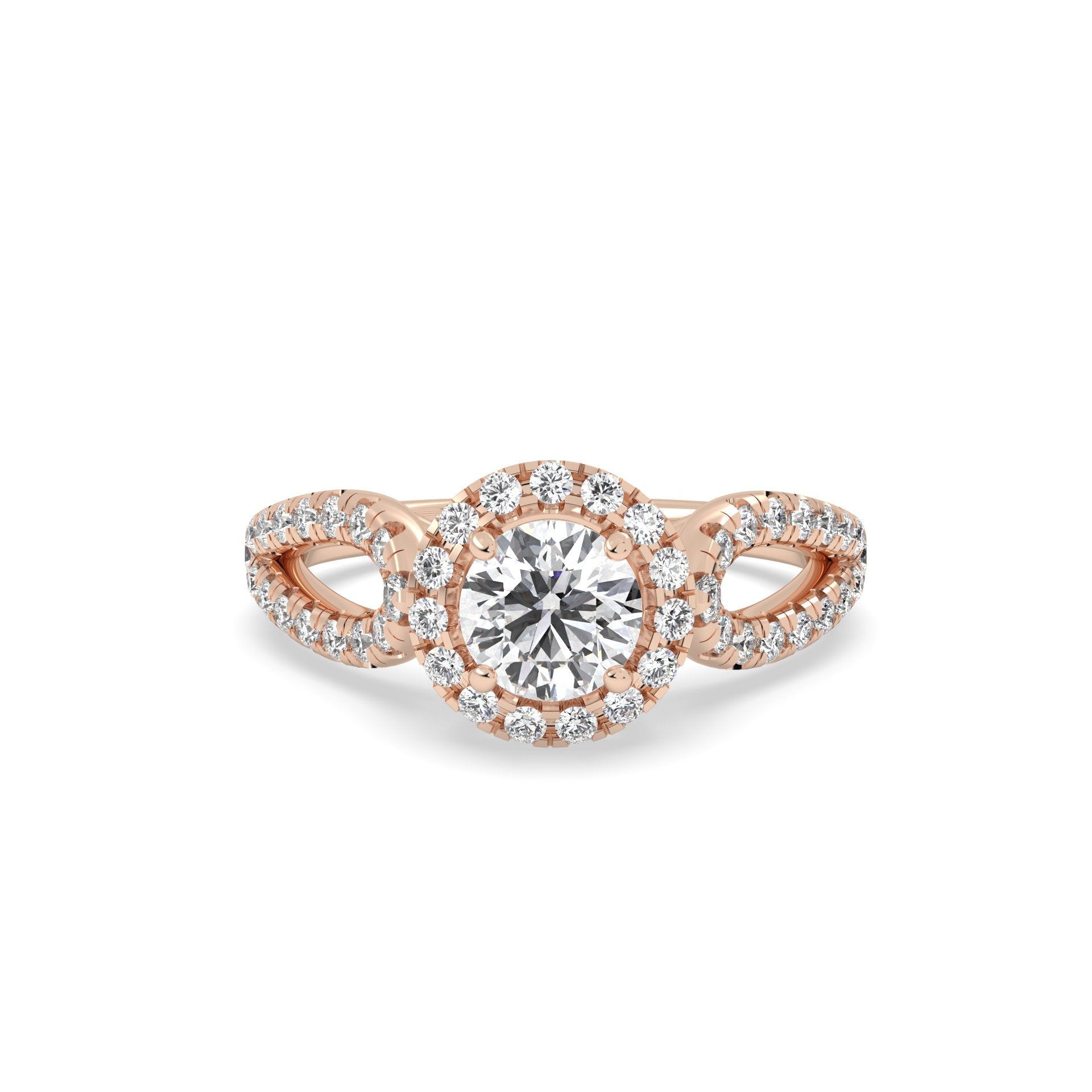 Aurora Bliss Halo Ring in womens diamond jewels