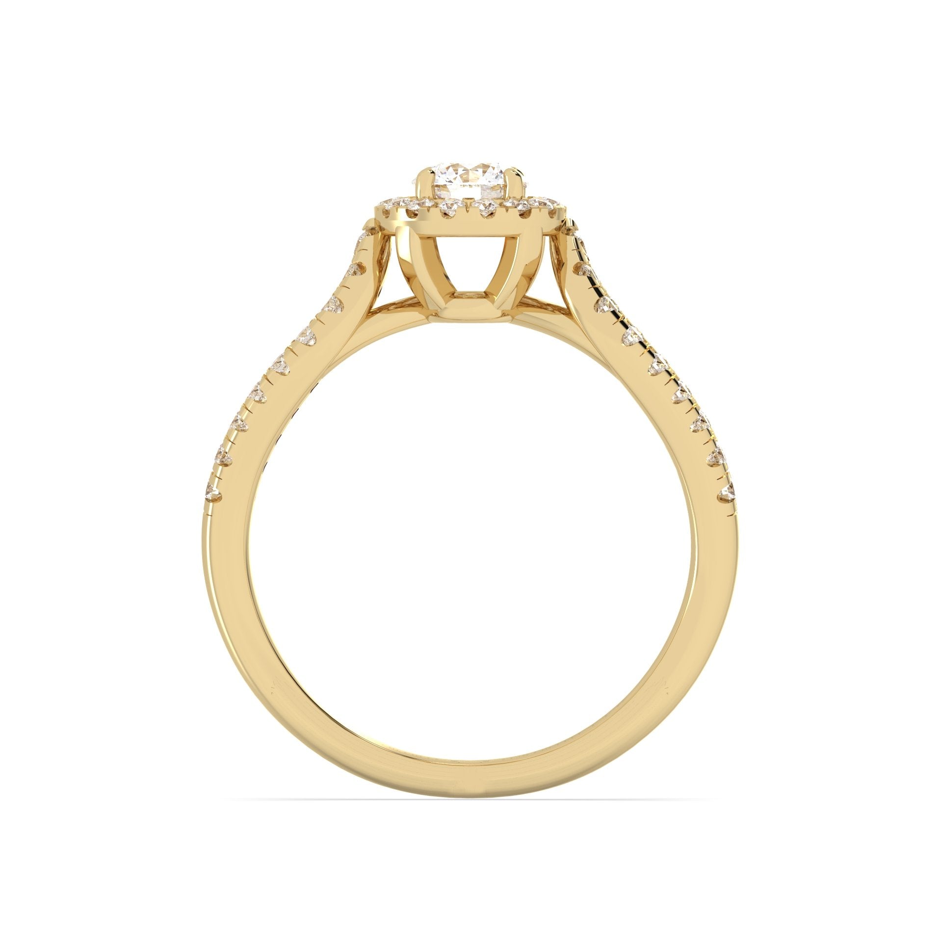 Aurora Bliss Halo Ring in womens jewels