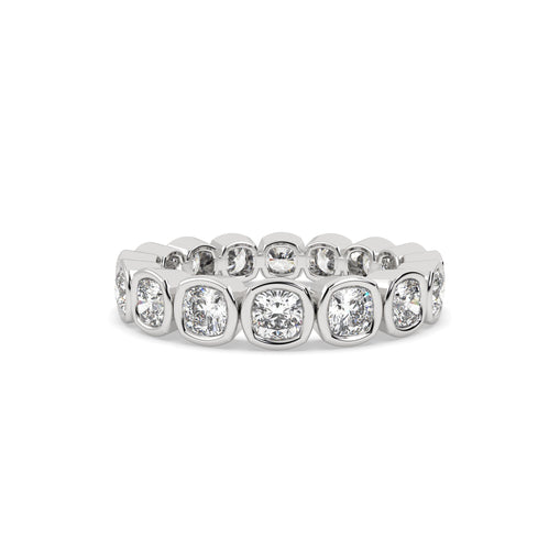 shop Cushion Bezel Full Band 2carat gold ring