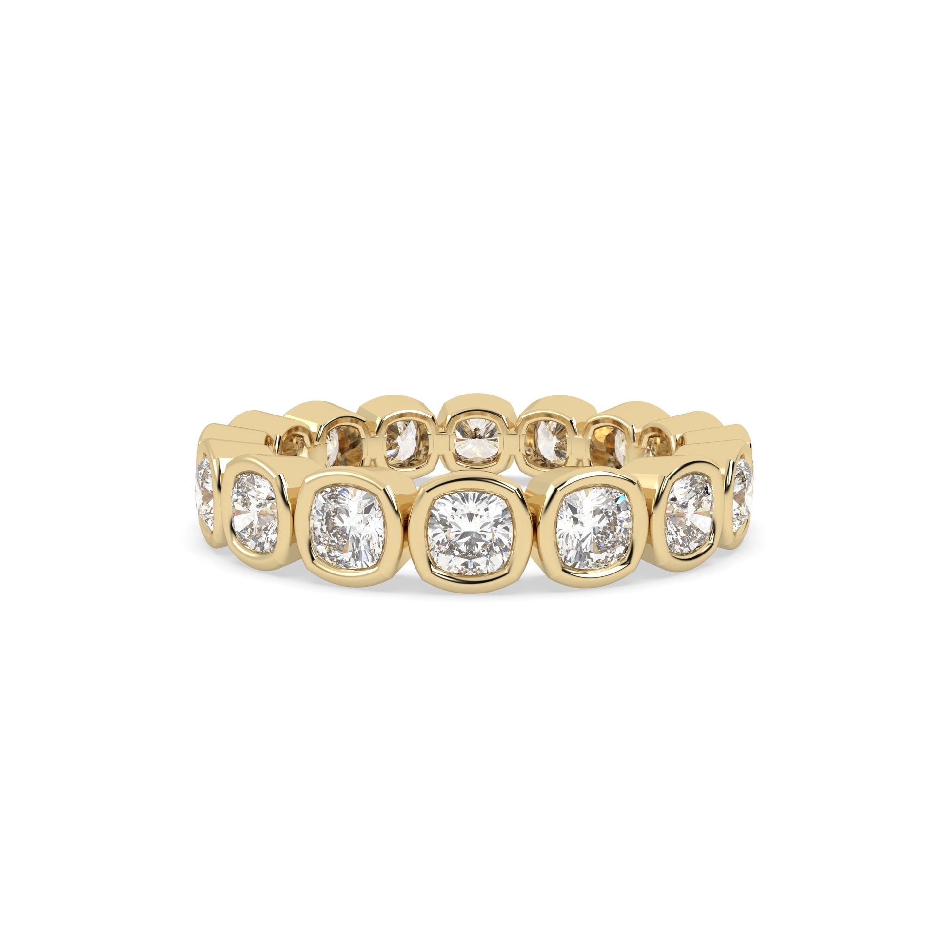 shop Cushion Bezel Full Band in 2 carat womens ring