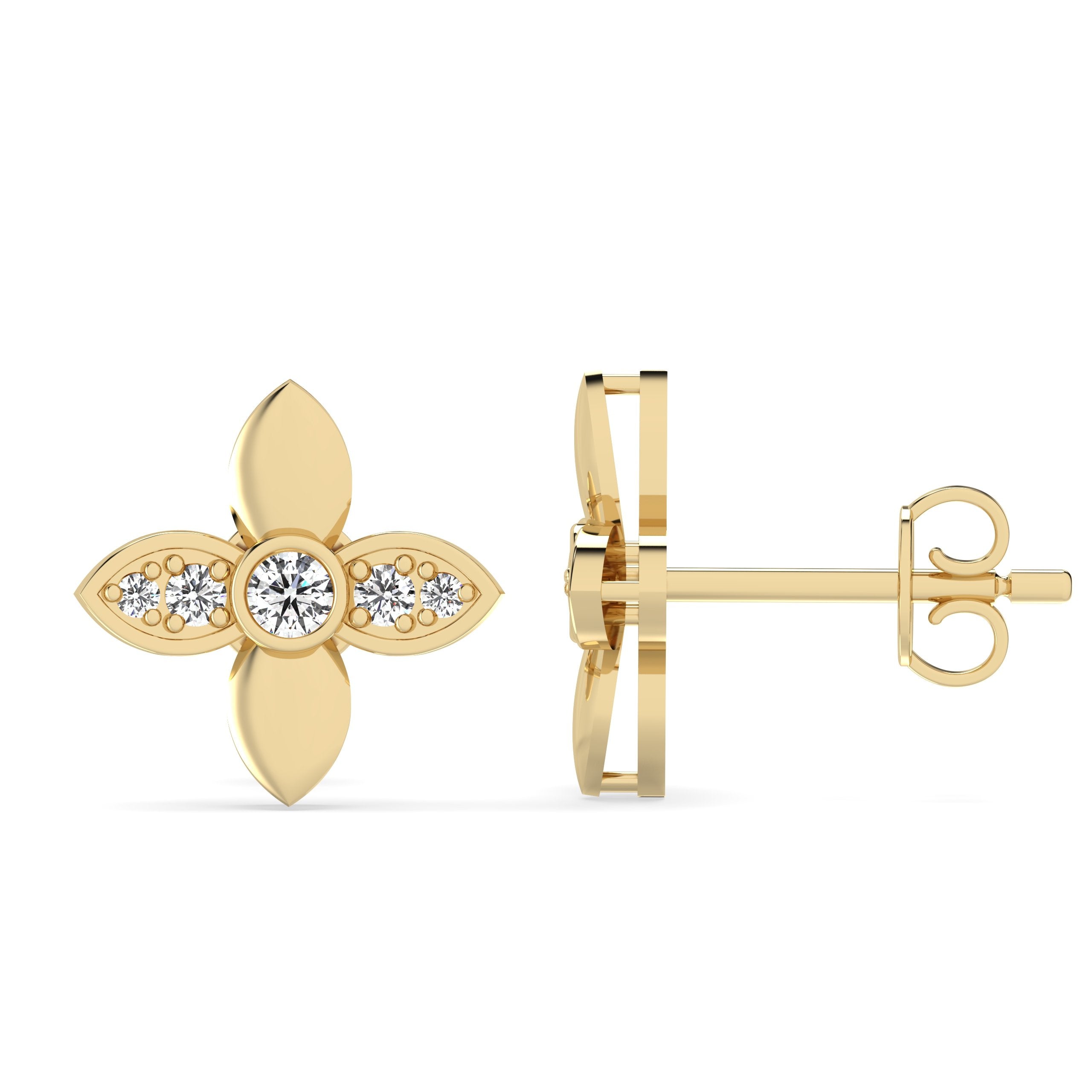 Lab Grown Diamond Earrings – Bloomdot – 925 Silver