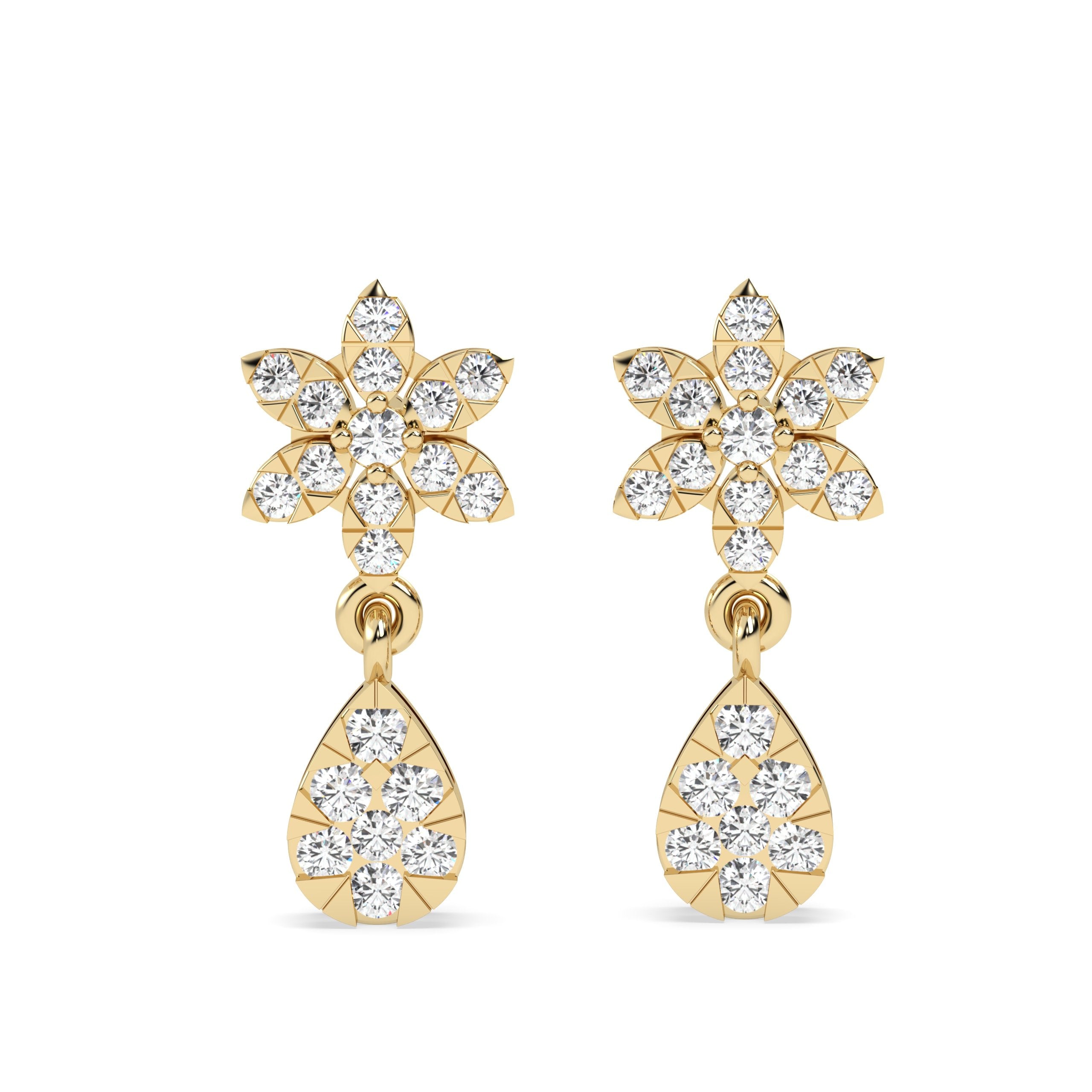 Pear Floret Earrings