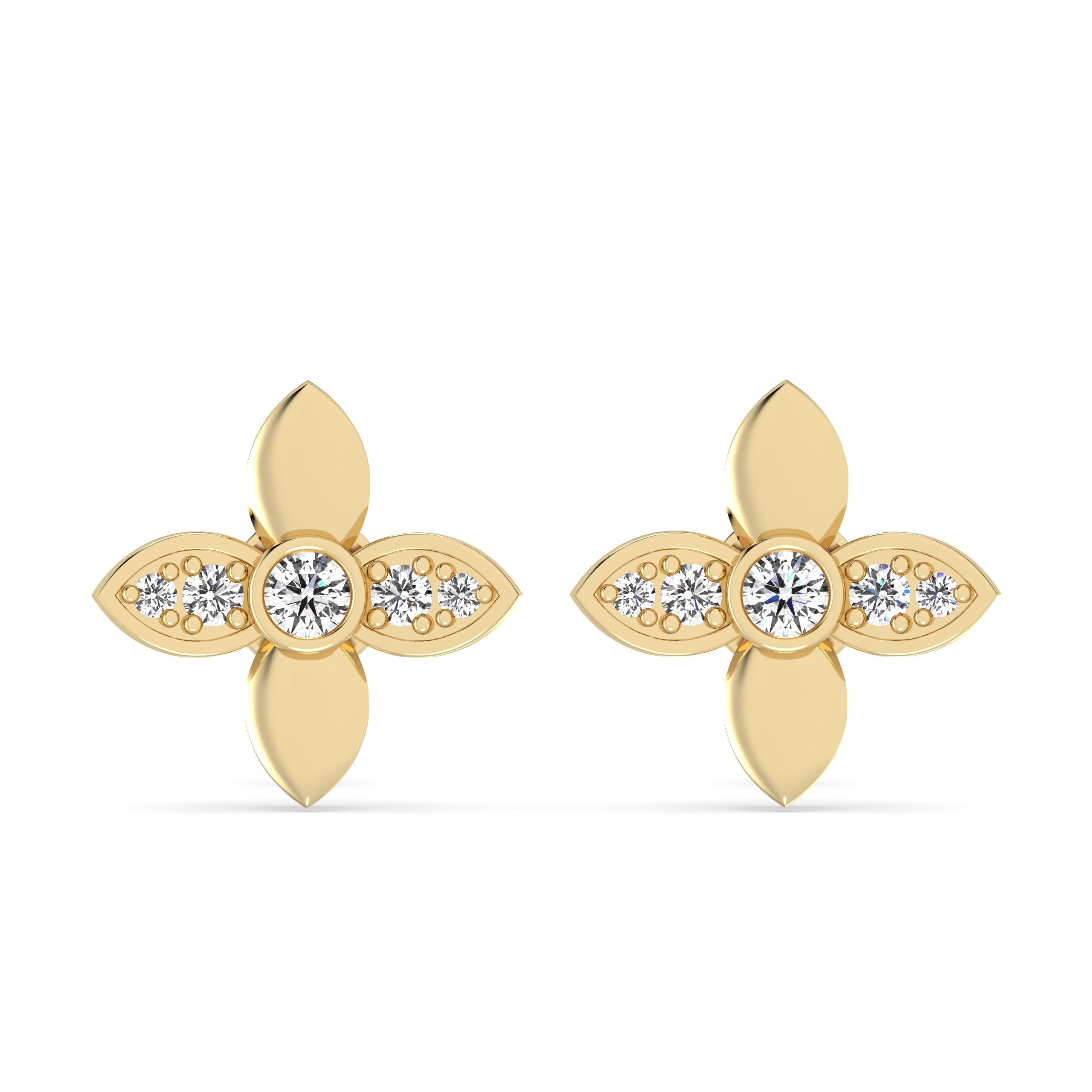 Lab Grown Diamond Earrings – Bloomdot – 925 Silver