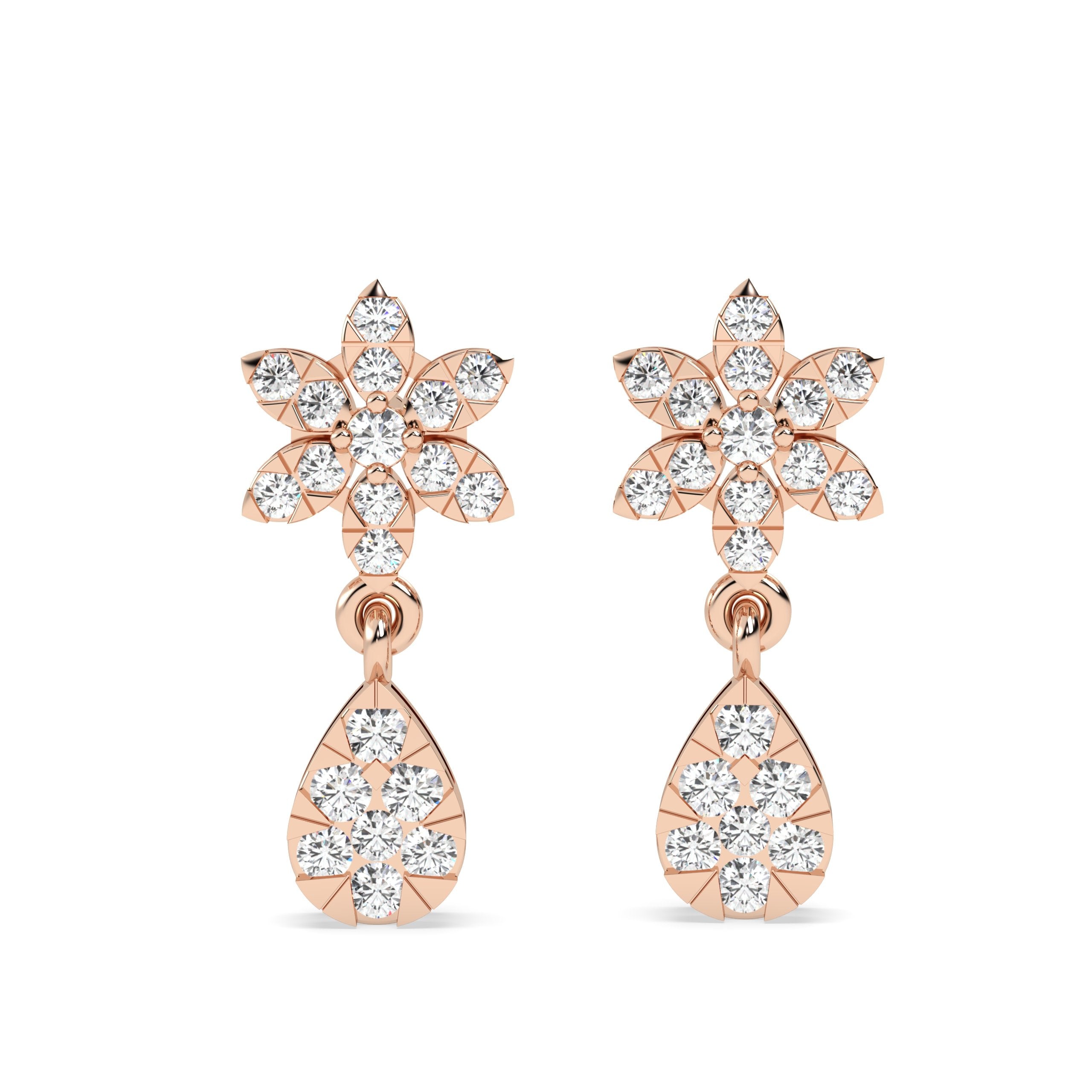 Pear Floret Earrings