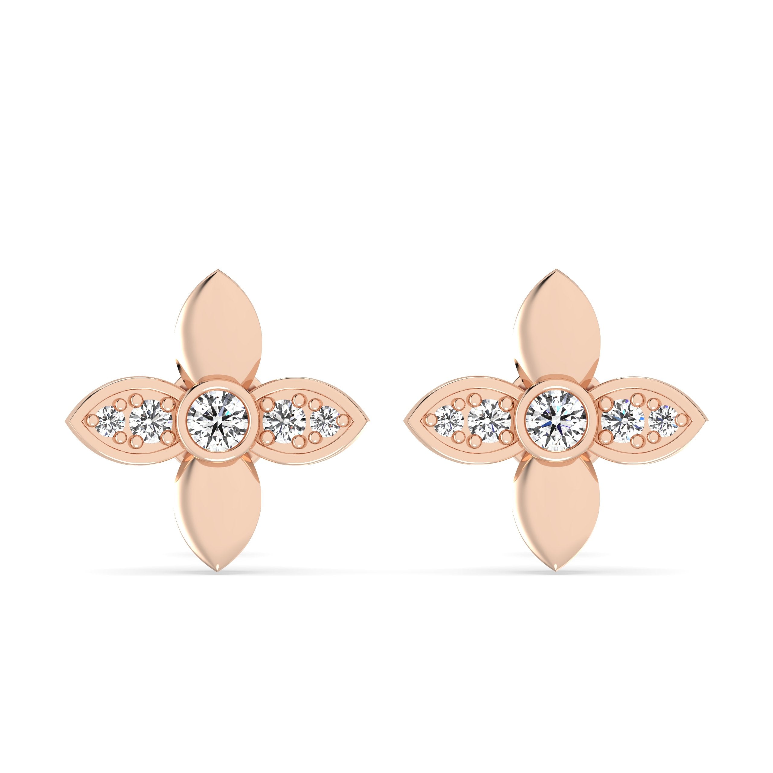 Lab Grown Diamond Earrings – Bloomdot – 925 Silver