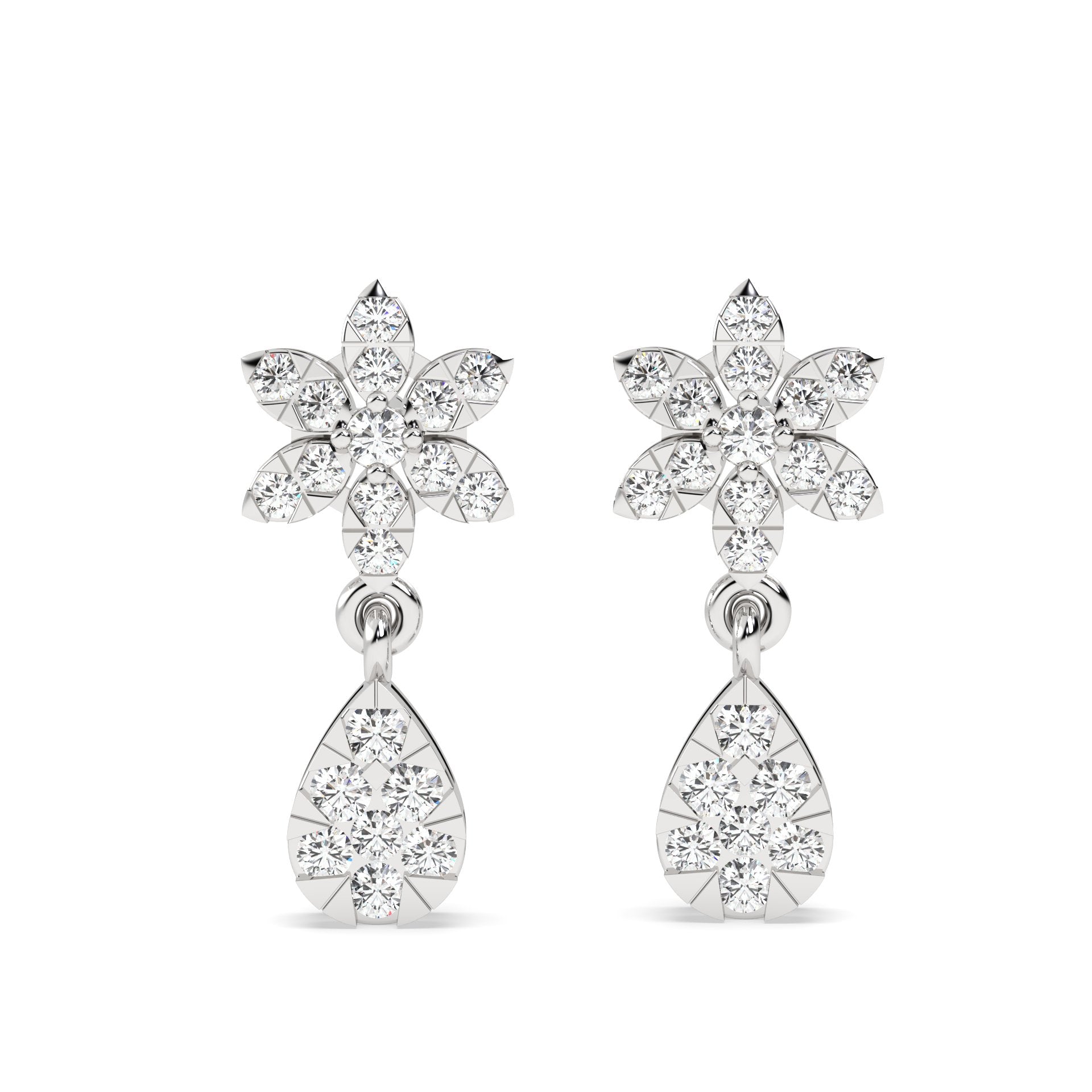 Pear Floret Earrings