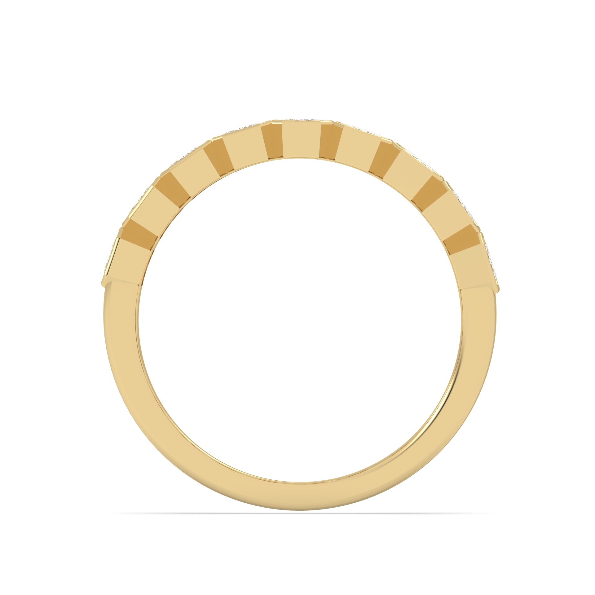 shop diamond band ring from Indian brand