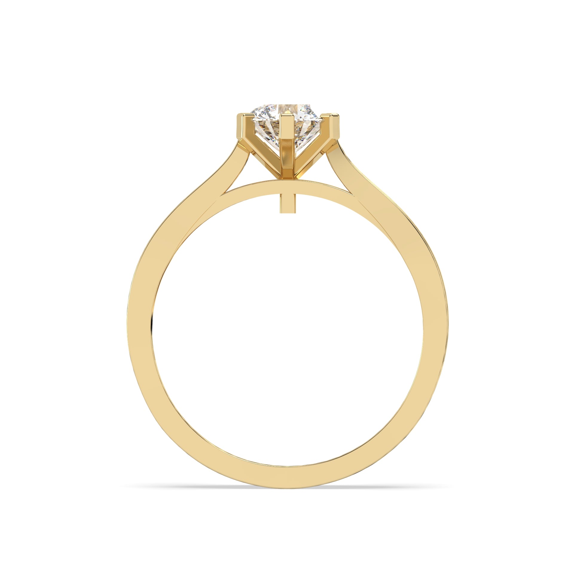 Eternal Shine Ring in high prong