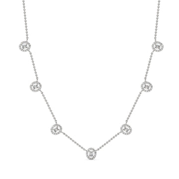 Layering Lab Grown Diamond Necklace – Naqi Station