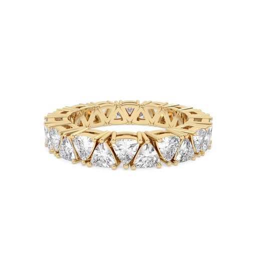 Stackable Lab Grown Diamond Gold & Silver Ring