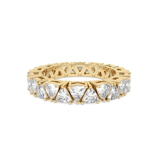 Stackable Lab Grown Diamond Gold & Silver Ring
