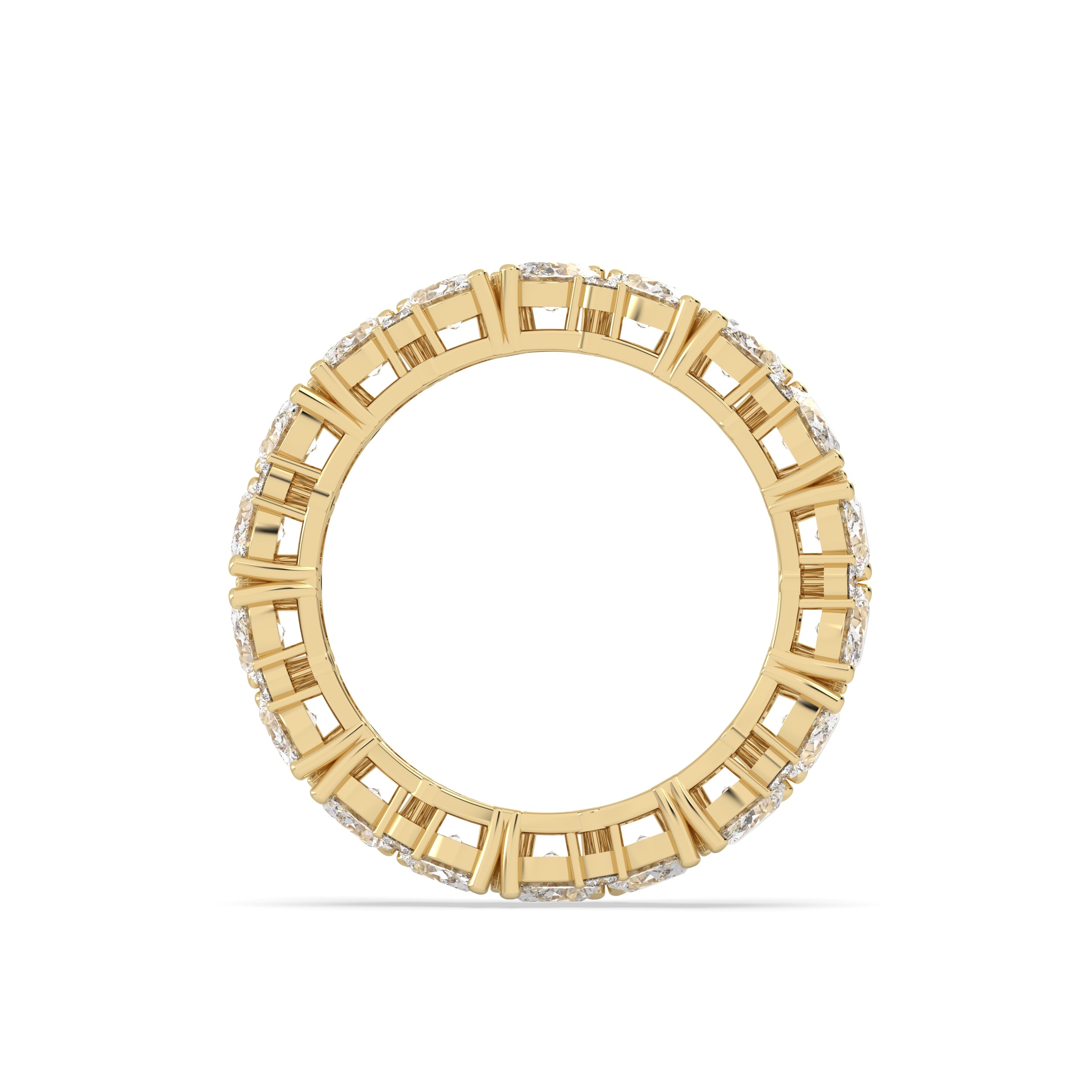 diamond eternity band with lab grown diamonds