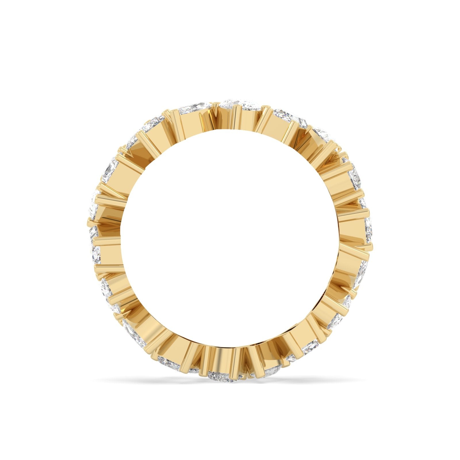 Stackable Lab Grown Diamond Ring – Multi shaped eternity