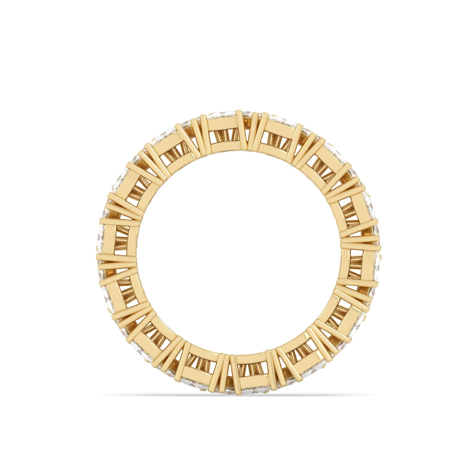 Stackable Lab Grown Diamond Gold & Silver Ring