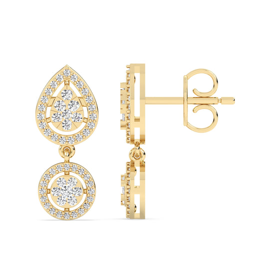 Pear Curl Earrings