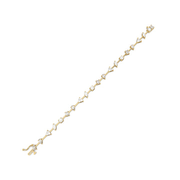 Tennis Lab Grown Diamond Bracelet – Multi Shaped Elegant