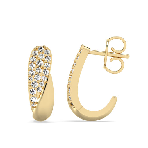 Starlight Gold Hoop Earrings